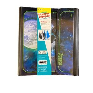 New Trapper Keeper ~ Binder Portfolio Folder 2023 Mead Retro Moon